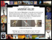 Sculpture by Susan Arias exhibited at the Davenport Gallery the month of August, 2010